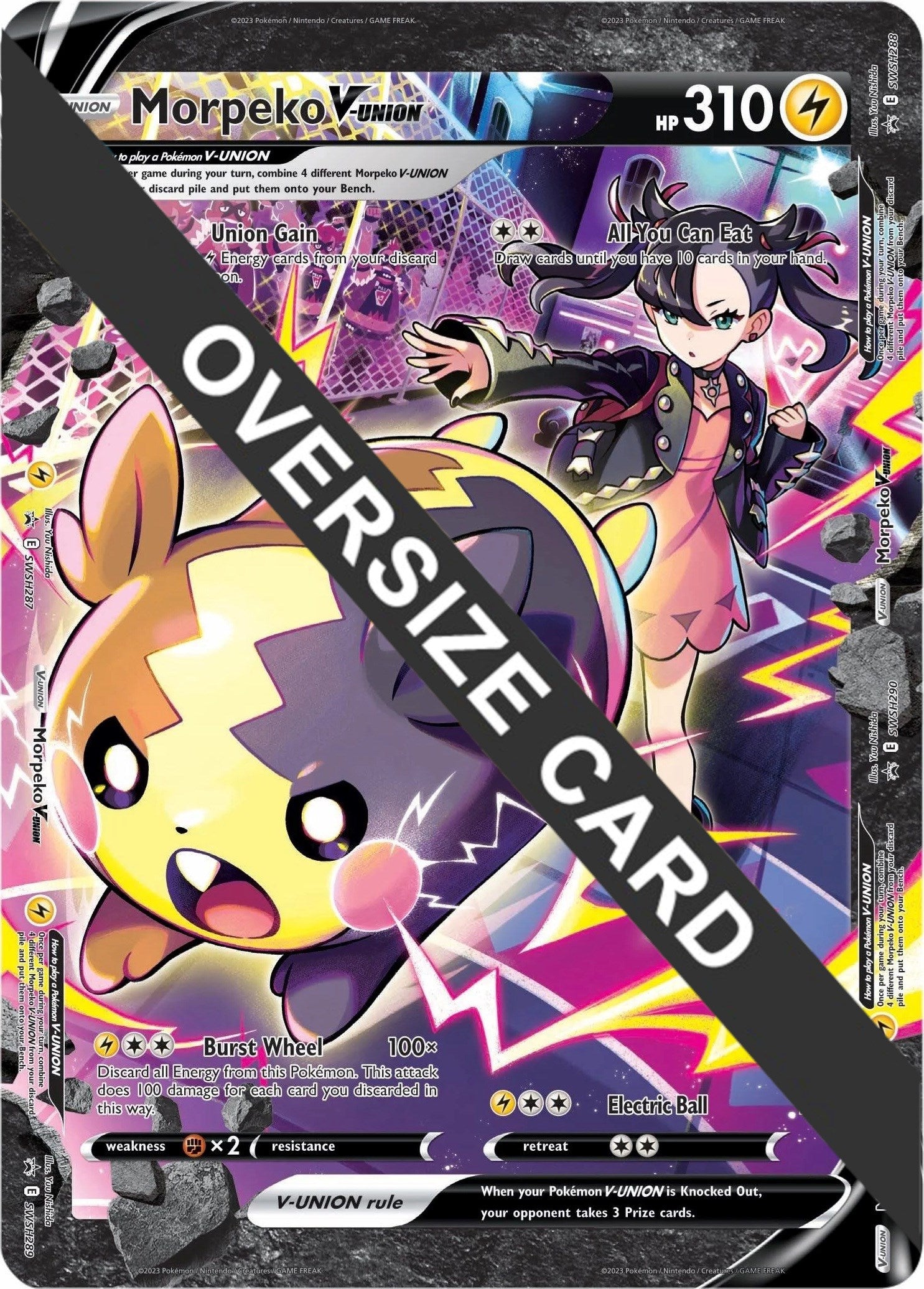 Morpeko V-UNION (SWSH287-290) (Jumbo Card) [Sword & Shield: Black Star Promos] | GnG Games