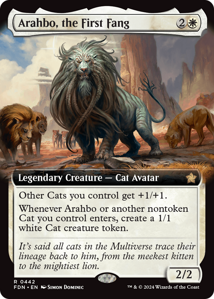 Arahbo, the First Fang (Extended Art) [Foundations] | GnG Games