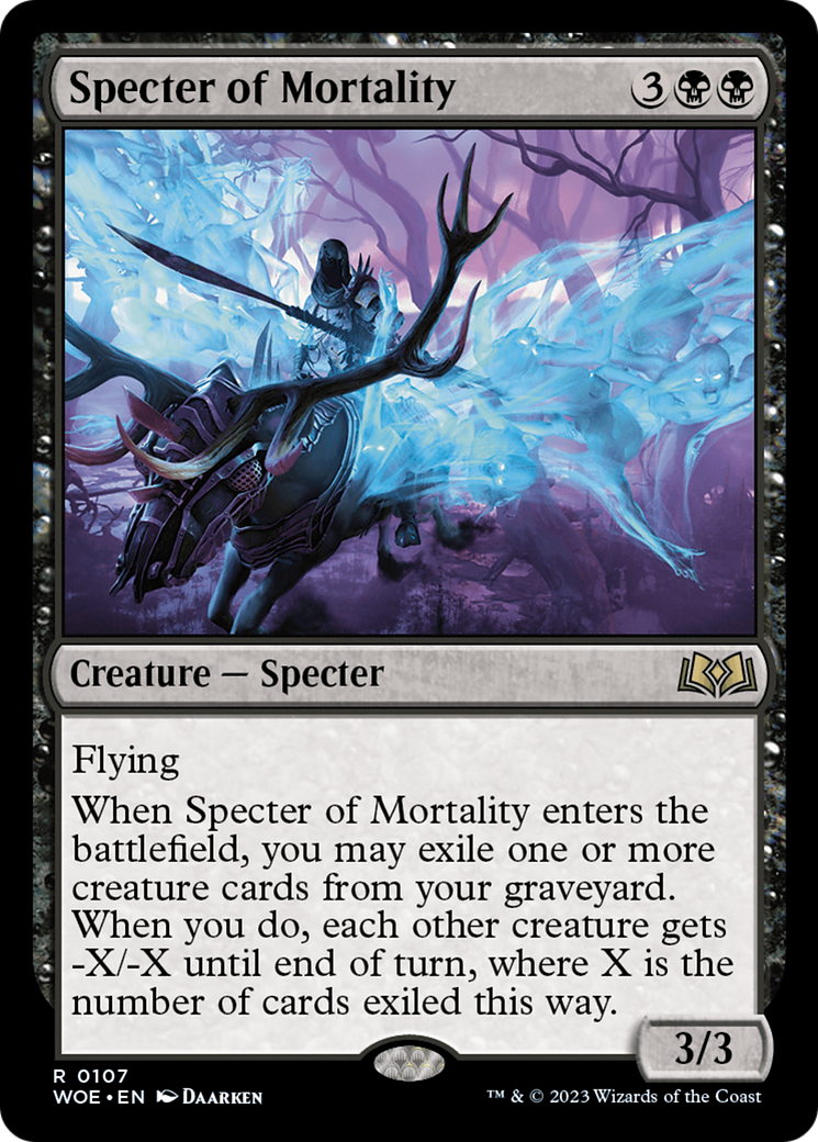 Specter of Mortality [Wilds of Eldraine] | GnG Games