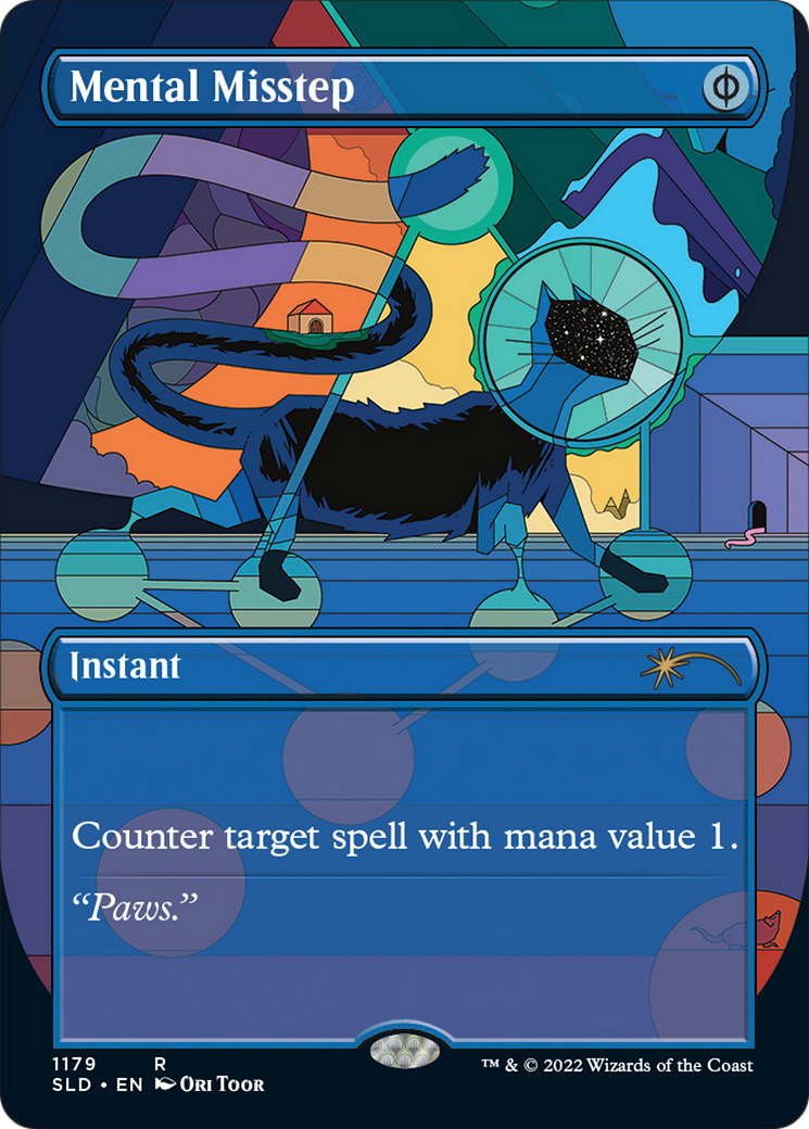 Mental Misstep (Borderless) [Secret Lair Drop Series] | GnG Games