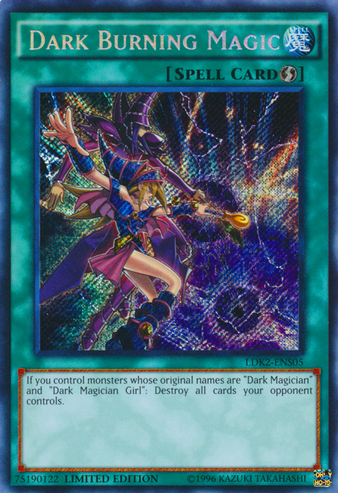 Dark Burning Magic [LDK2-ENS05] Secret Rare | GnG Games