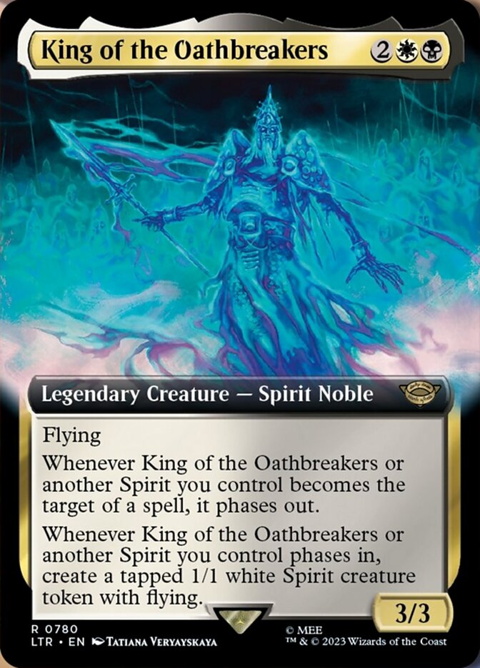 King of the Oathbreakers (Extended Art) (Surge Foil) [The Lord of the Rings: Tales of Middle-Earth] | GnG Games