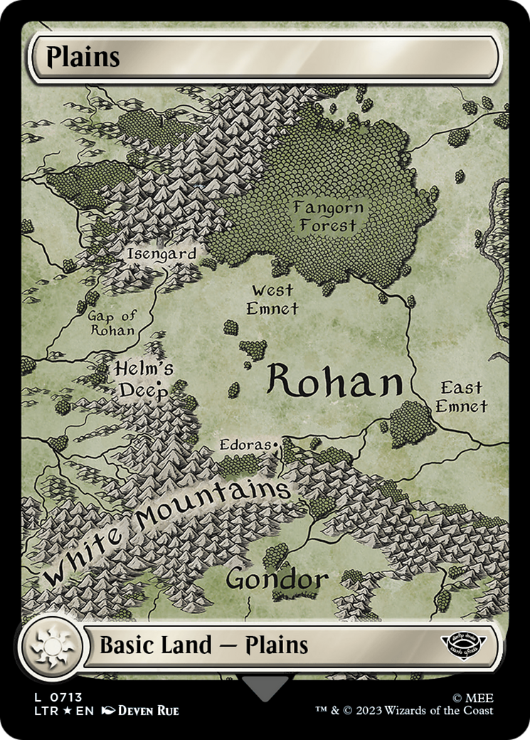 Plains (0713) (Surge Foil) [The Lord of the Rings: Tales of Middle-Earth] | GnG Games