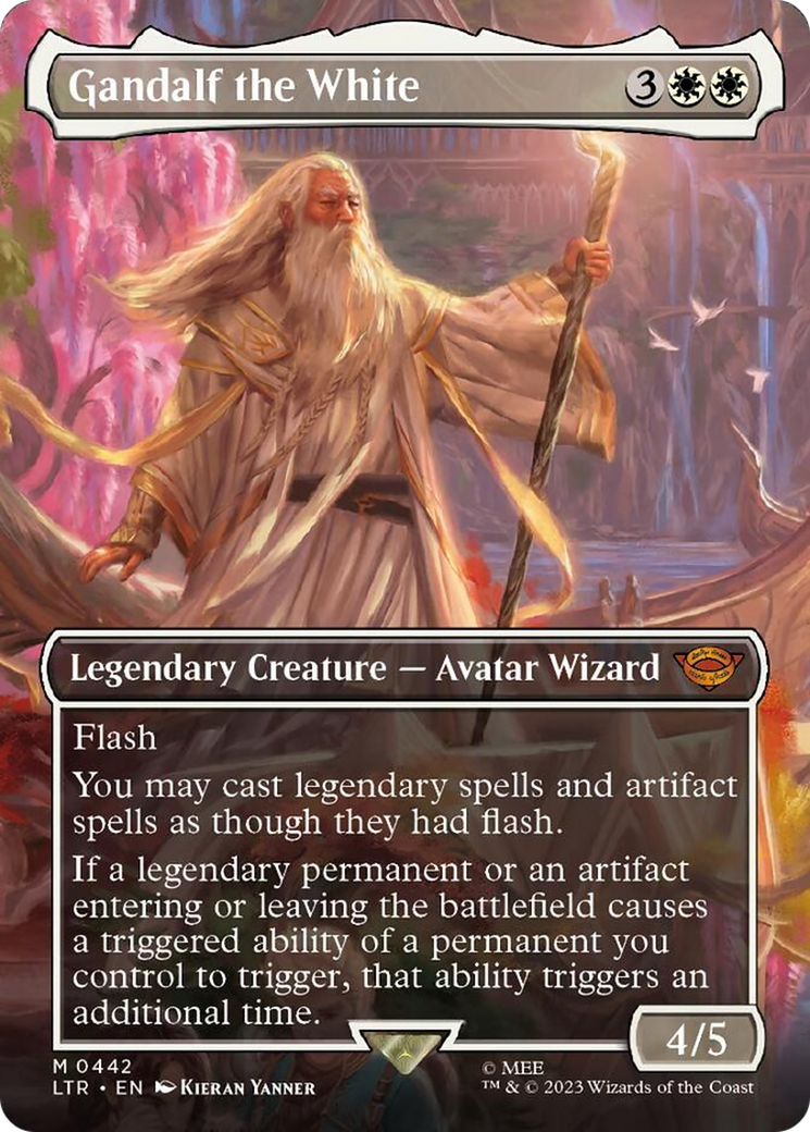 Gandalf the White (Borderless Alternate Art) [The Lord of the Rings: Tales of Middle-Earth] | GnG Games