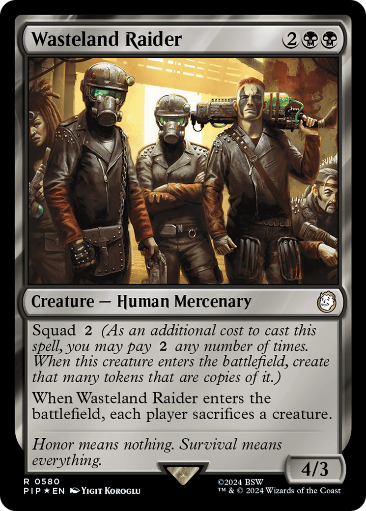 Wasteland Raider (Surge Foil) [Fallout] | GnG Games