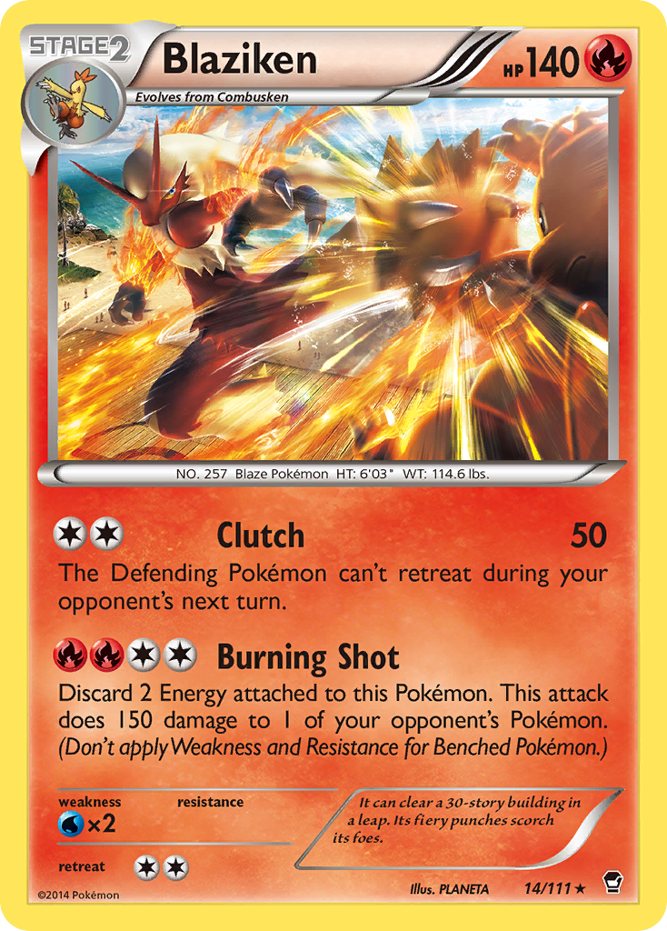 Blaziken (14/111) [XY: Furious Fists] | GnG Games