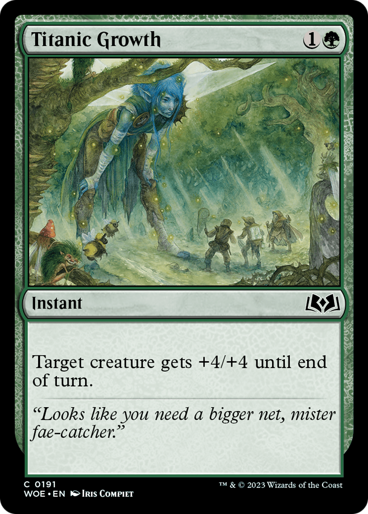 Titanic Growth [Wilds of Eldraine] | GnG Games