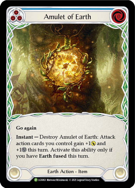 Amulet of Earth [LGS063] (Promo)  Cold Foil | GnG Games