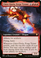 Chiss-Goria, Forge Tyrant (Extended Art) [Phyrexia: All Will Be One Commander] | GnG Games