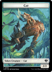 Treasure // Cat (0005) Double-Sided Token [Commander Masters Tokens] | GnG Games