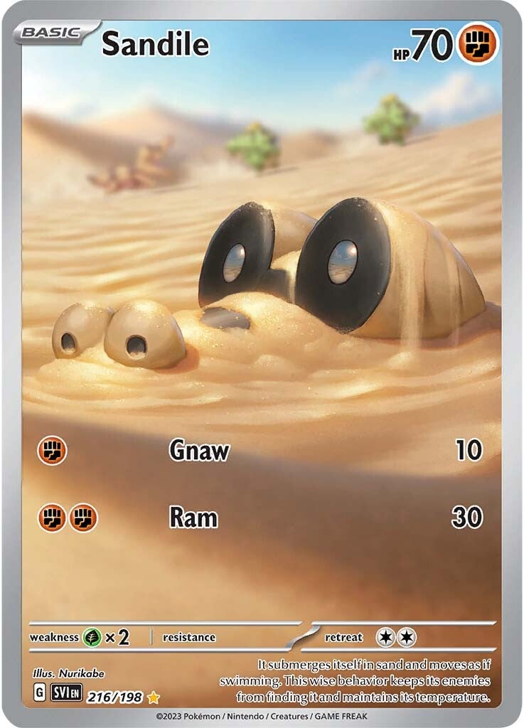 Sandile (216/198) [Scarlet & Violet: Base Set] | GnG Games