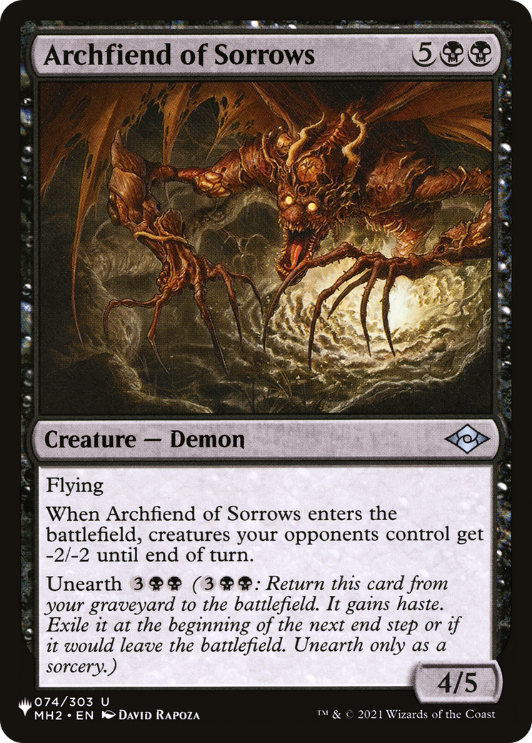 Archfiend of Sorrows [The List] | GnG Games