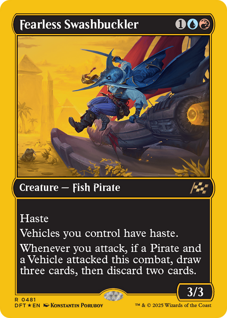 Fearless Swashbuckler (First-Place Foil) [Aetherdrift] | GnG Games