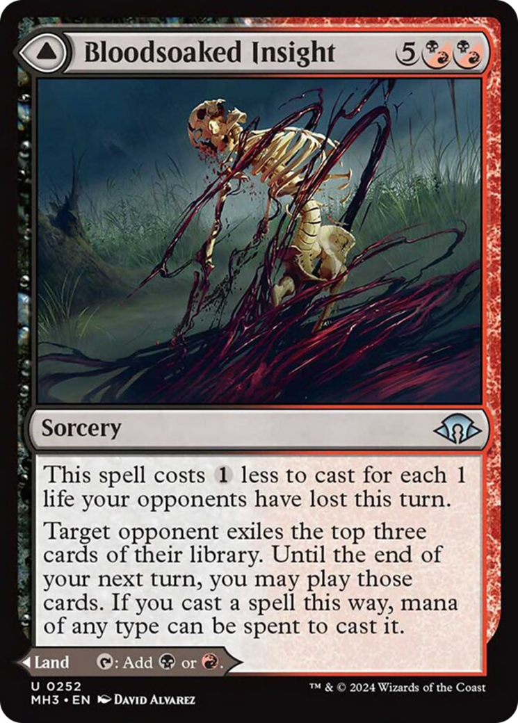 Bloodsoaked Insight // Sanguine Morass [Modern Horizons 3] | GnG Games