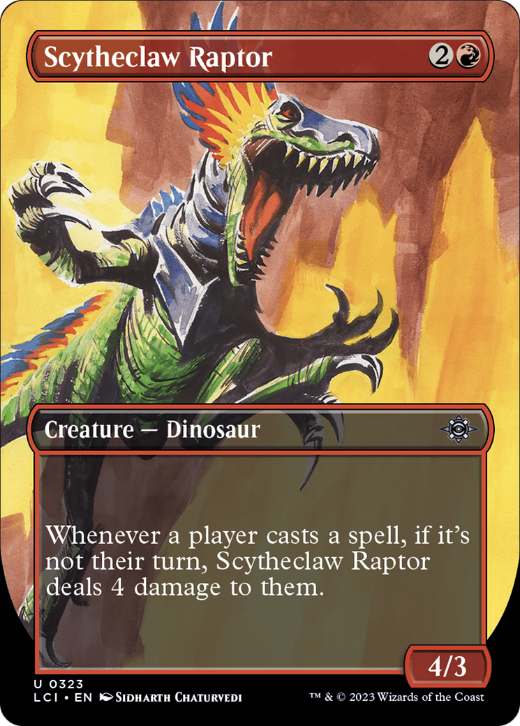 Scytheclaw Raptor (Borderless) [The Lost Caverns of Ixalan] | GnG Games