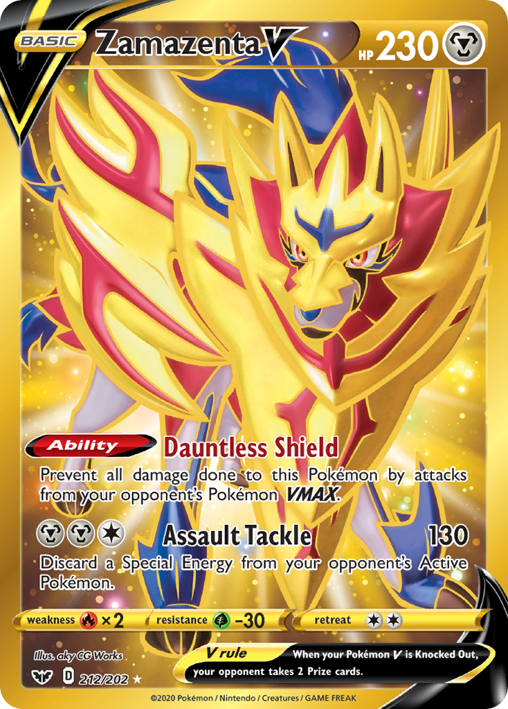 Zamazenta V (212/202) [Sword & Shield: Base Set] | GnG Games