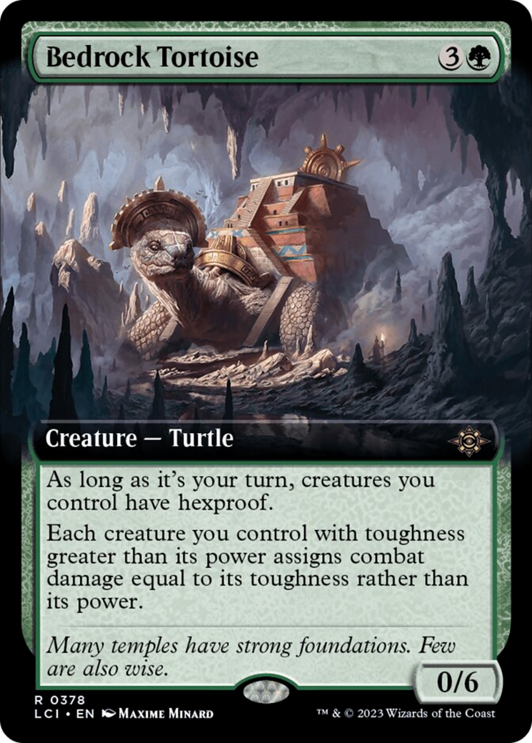 Bedrock Tortoise (Extended Art) [The Lost Caverns of Ixalan] | GnG Games