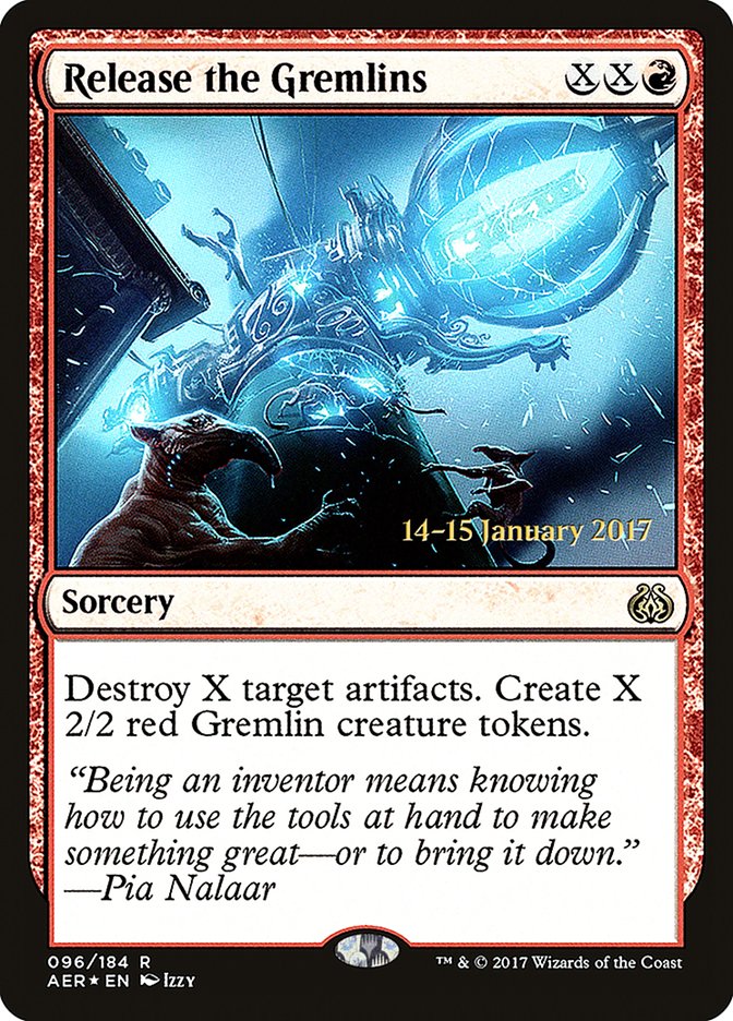 Release the Gremlins [Aether Revolt Prerelease Promos] | GnG Games