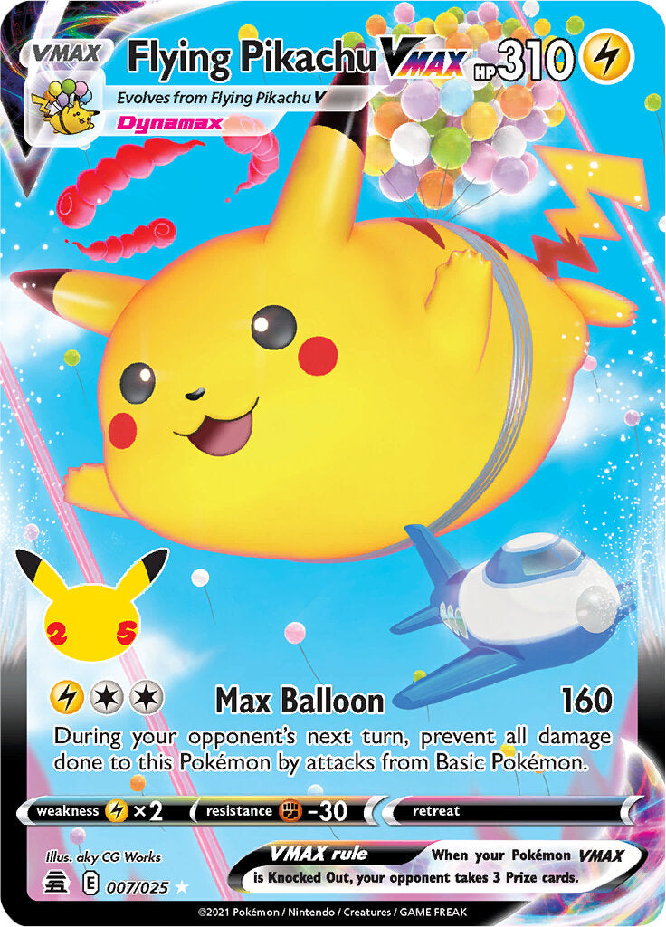 Flying Pikachu VMAX (007/025) [Celebrations: 25th Anniversary] | GnG Games