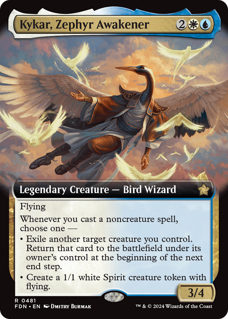 Kykar, Zephyr Awakener (Extended Art) [Foundations] | GnG Games