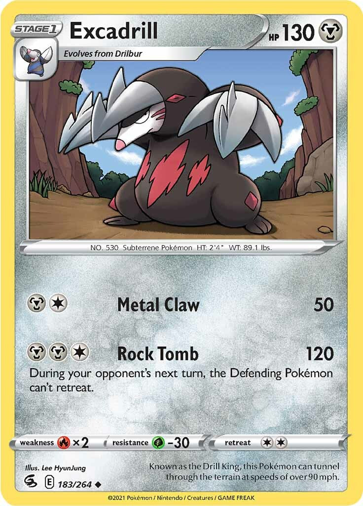 Excadrill (183/264) [Sword & Shield: Fusion Strike] | GnG Games