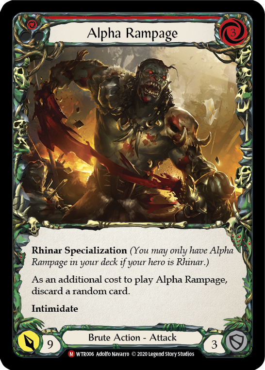 Alpha Rampage [U-WTR006] (Welcome to Rathe Unlimited)  Unlimited Normal | GnG Games