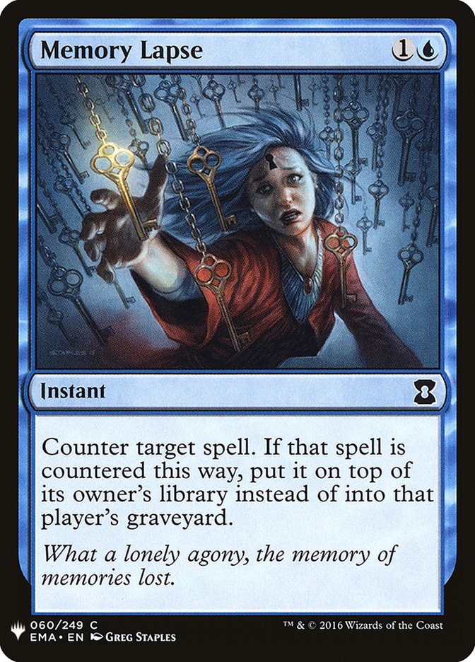 Memory Lapse [Mystery Booster] | GnG Games