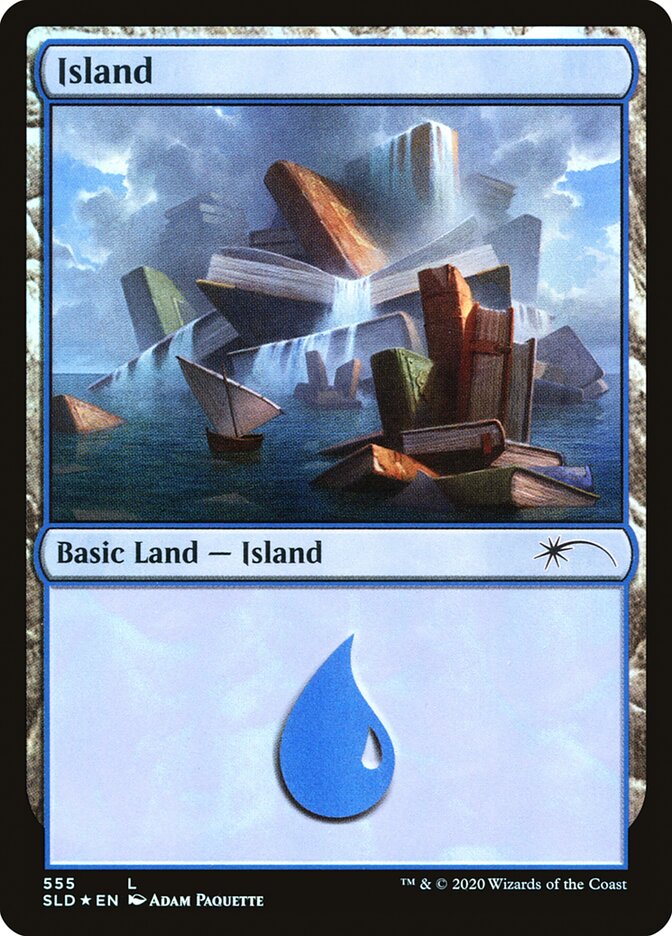 Island (Well Read) (555) [Secret Lair Drop Promos] | GnG Games