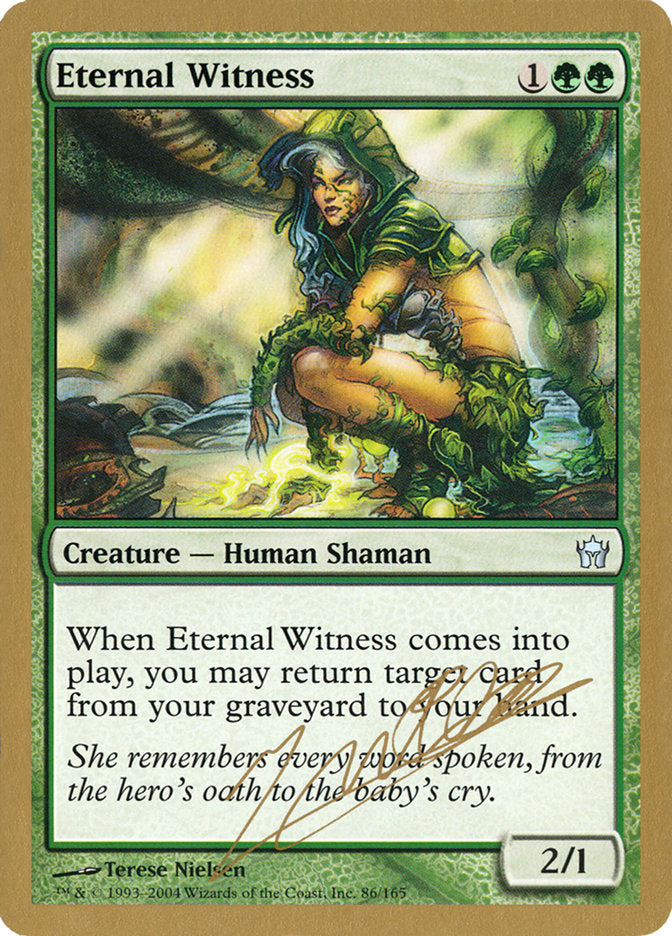 Eternal Witness (Julien Nuijten) [World Championship Decks 2004] | GnG Games