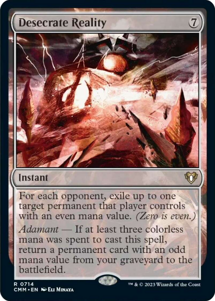 Desecrate Reality [Commander Masters] | GnG Games