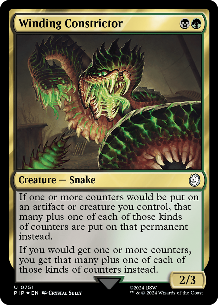 Winding Constrictor (Surge Foil) [Fallout] | GnG Games