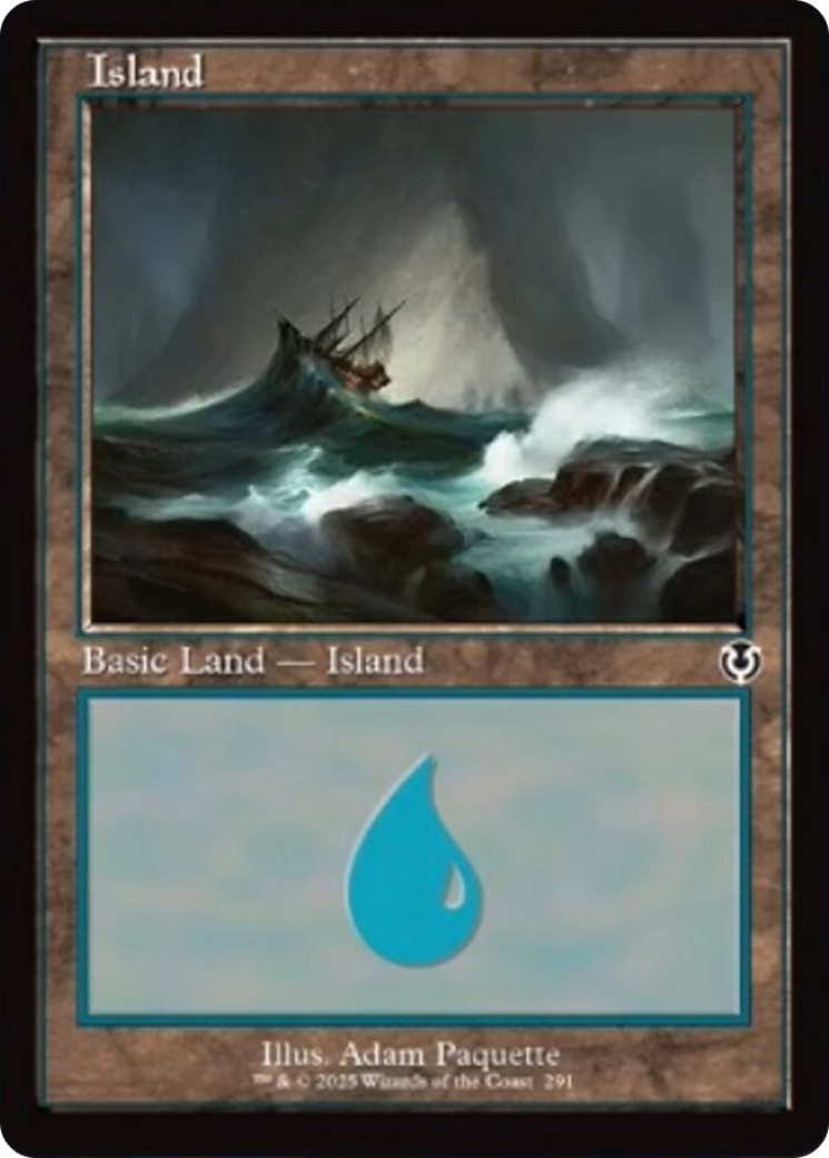 Island (291) (Retro Frame) [Innistrad Remastered] | GnG Games