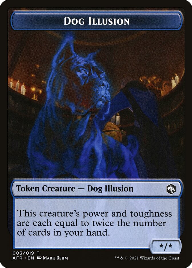 Angel // Dog Illusion Double-Sided Token [Dungeons & Dragons: Adventures in the Forgotten Realms Tokens] | GnG Games