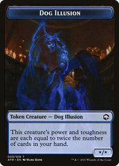 Zombie // Dog Illusion Double-Sided Token [Dungeons & Dragons: Adventures in the Forgotten Realms Tokens] | GnG Games