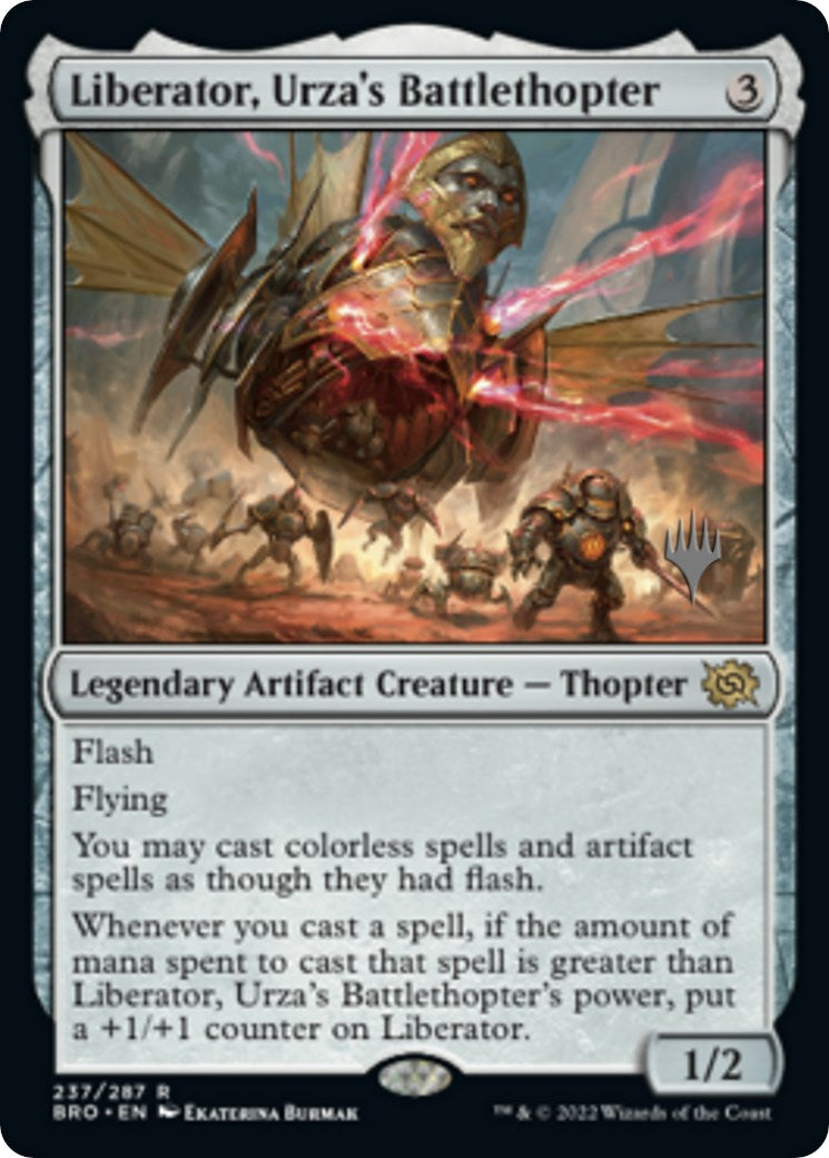 Liberator, Urza's Battlethopter (Promo Pack) [The Brothers' War Promos] | GnG Games