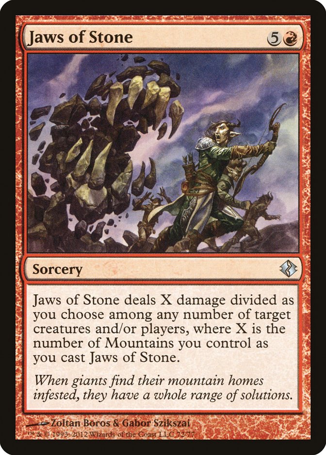 Jaws of Stone [Duel Decks: Venser vs. Koth] | GnG Games