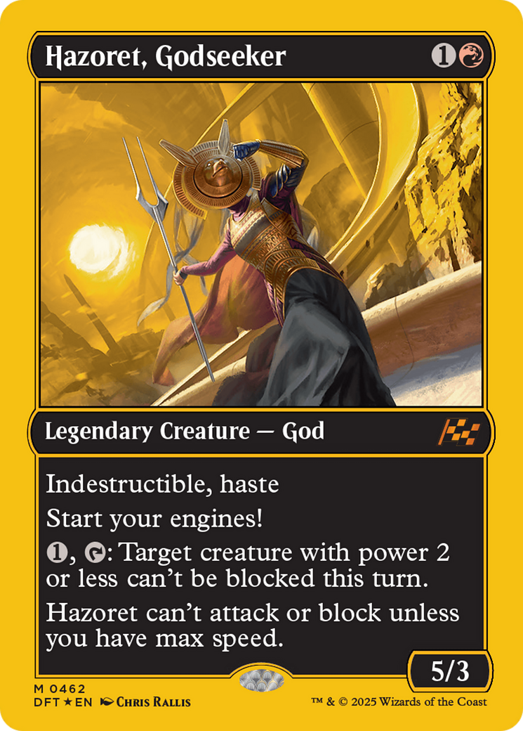 Hazoret, Godseeker (First-Place Foil) [Aetherdrift] | GnG Games