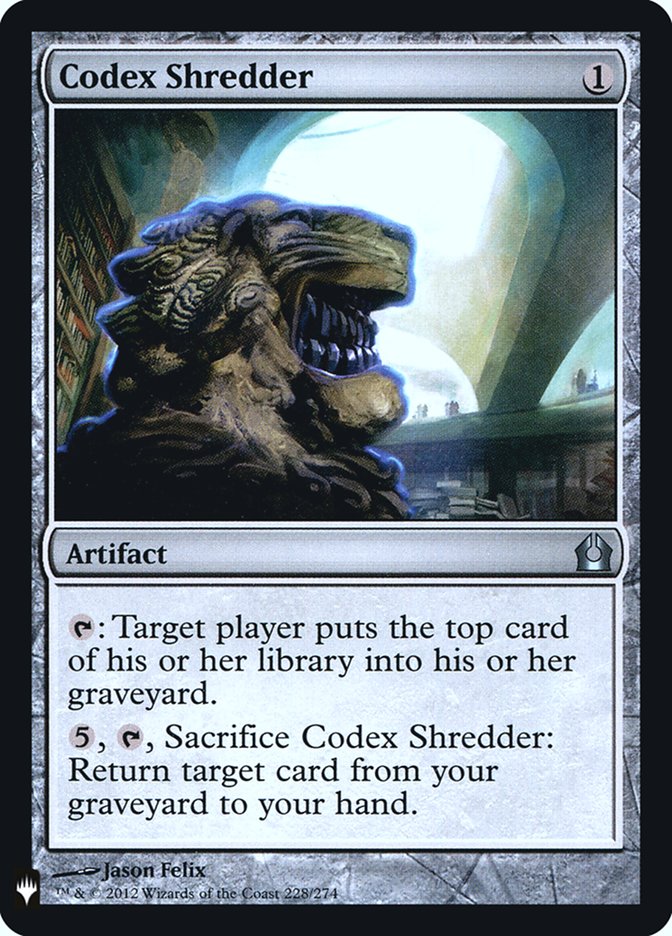 Codex Shredder [Mystery Booster] | GnG Games