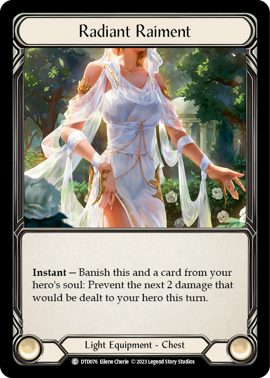 Radiant Raiment [DTD076] (Dusk Till Dawn)  Cold Foil | GnG Games
