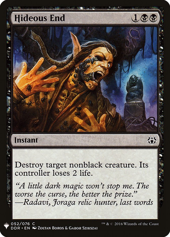 Hideous End [Mystery Booster] | GnG Games