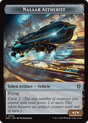 Nalaar Aetherjet // Treasure Double-Sided Token [Aetherdrift Tokens] | GnG Games