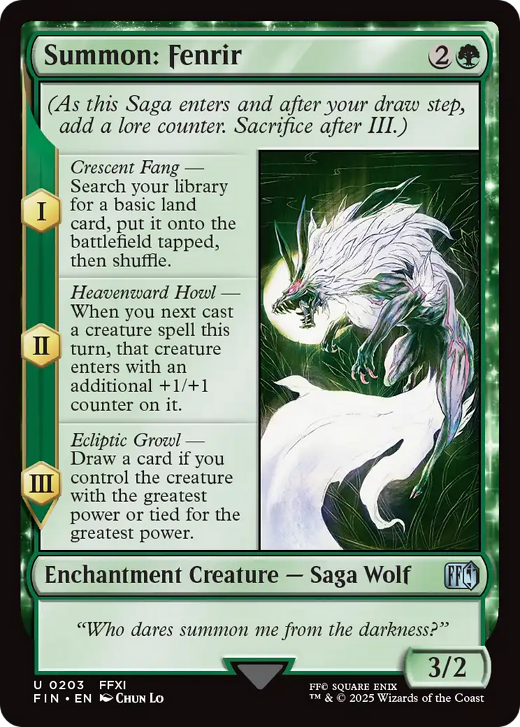 Summon: Fenrir [FINAL FANTASY] | GnG Games