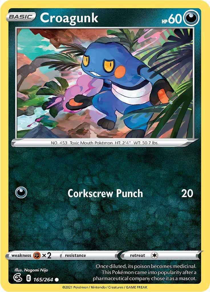 Croagunk (165/264) [Sword & Shield: Fusion Strike] | GnG Games