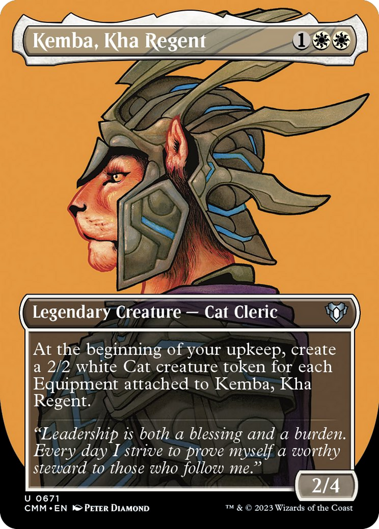 Kemba, Kha Regent (Borderless Profile) [Commander Masters] | GnG Games