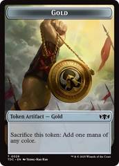 Elemental (0016) // Gold Double-Sided Token [Tarkir: Dragonstorm Commander Tokens] | GnG Games