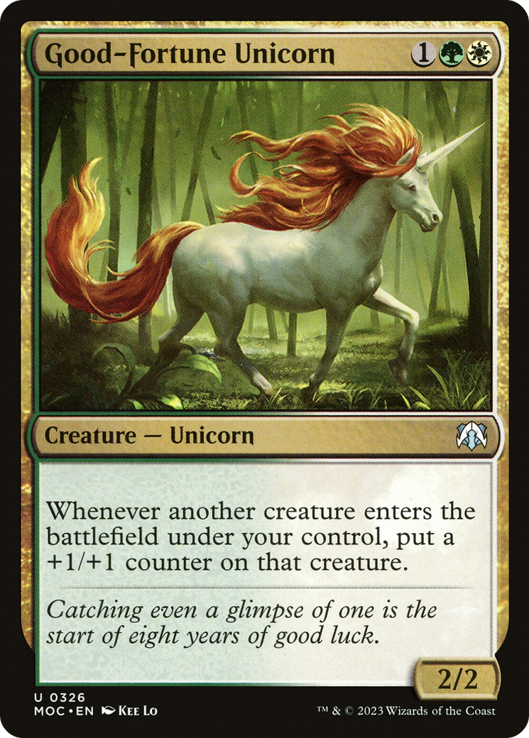 Good-Fortune Unicorn [March of the Machine Commander] | GnG Games