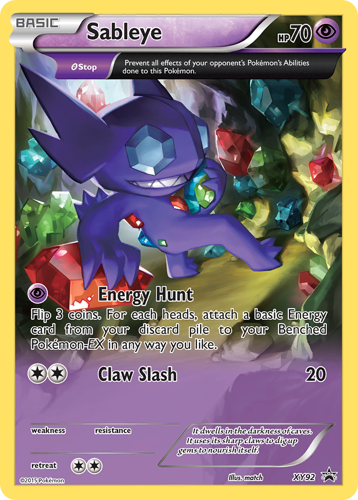 Sableye (XY92) [XY: Black Star Promos] | GnG Games