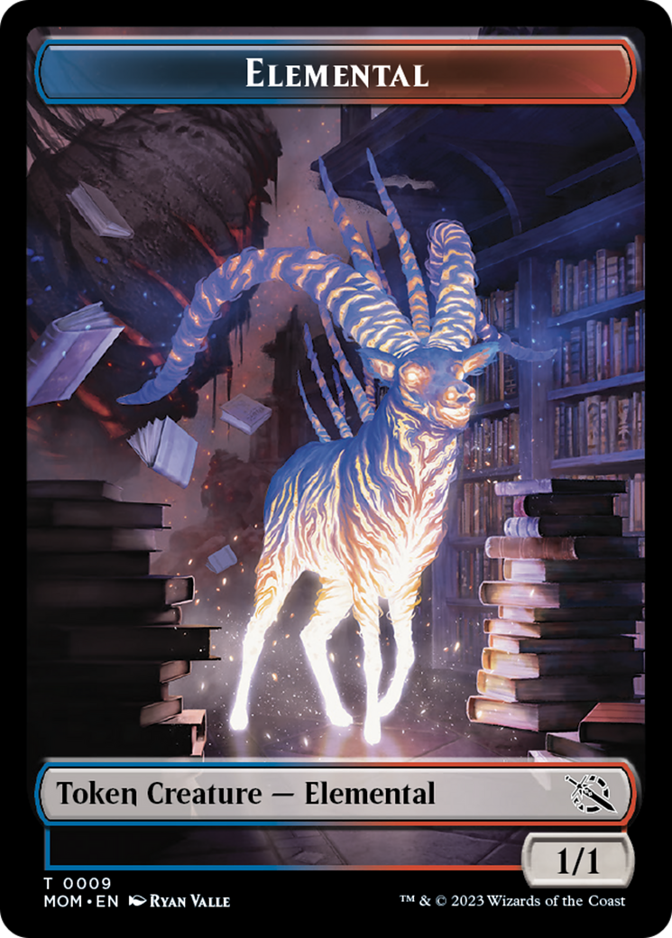 Elemental (9) // Thopter Double-Sided Token [March of the Machine Tokens] | GnG Games