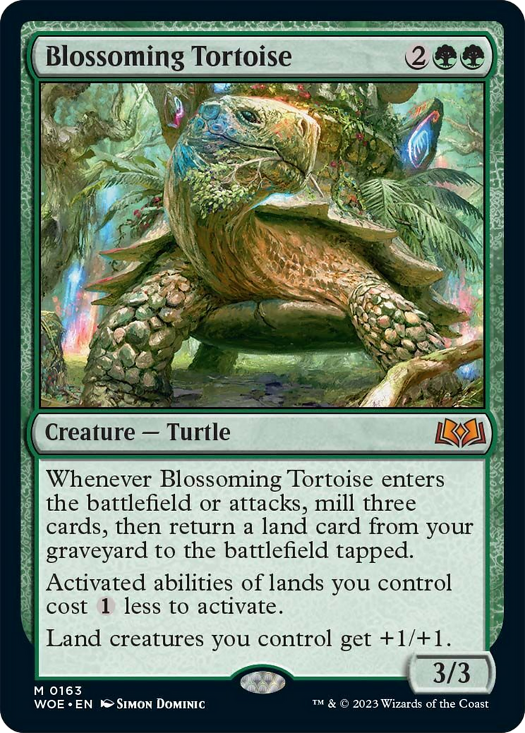 Blossoming Tortoise [Wilds of Eldraine] | GnG Games