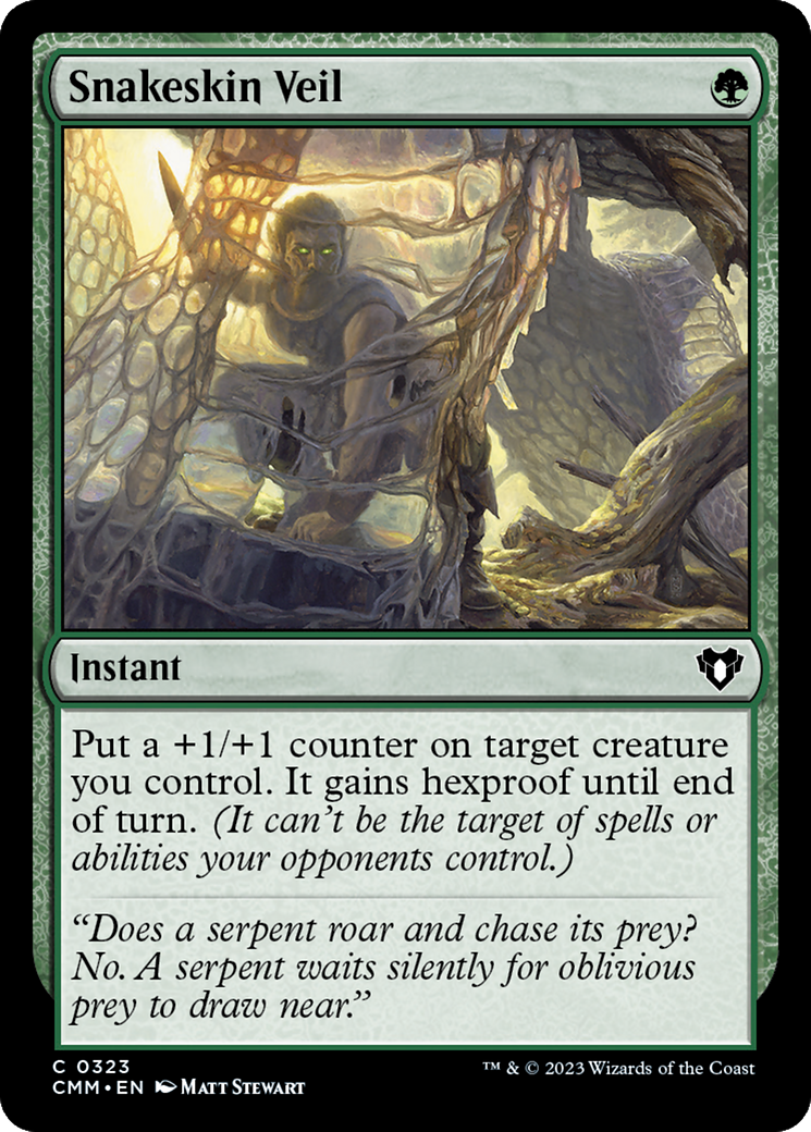 Snakeskin Veil [Commander Masters] | GnG Games